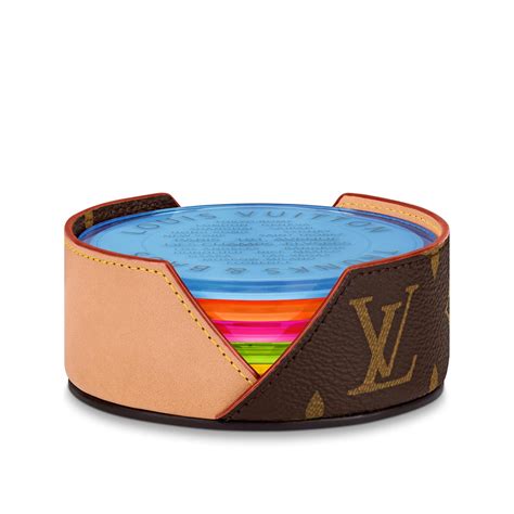 Monogram Fluo Coasters Monogram Canvas 